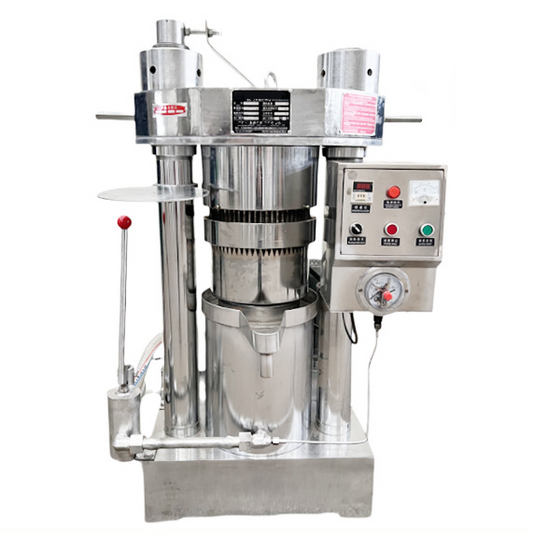 Vertical Hydraulic Oil Press - Front View